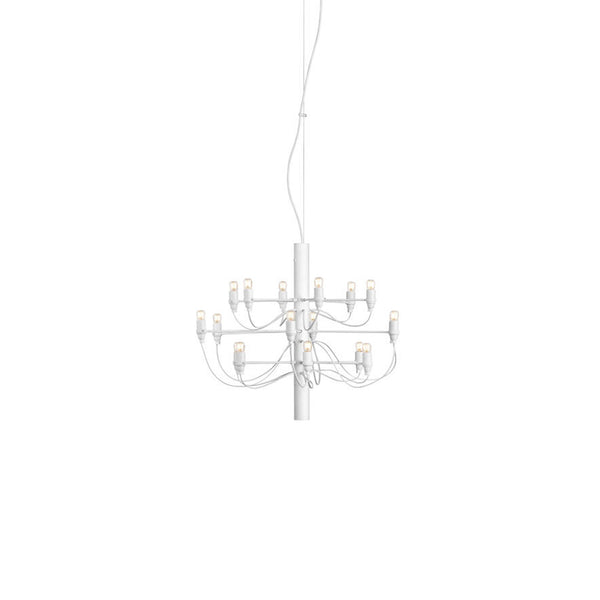 Flos 2097/18 Sospensione Bianco Frosted Bulbs