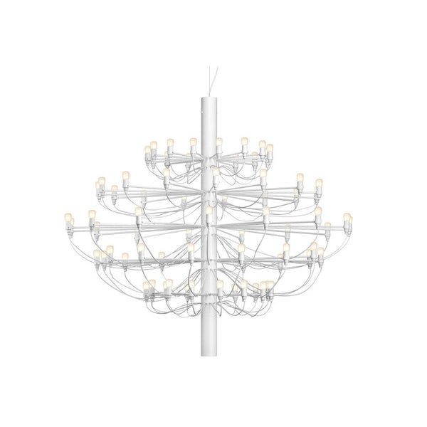 Flos 2097/75 Sospensione Bianco Frosted Bulbs