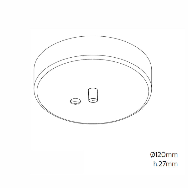 Karman Accessorio Rosone Ø120 singolo