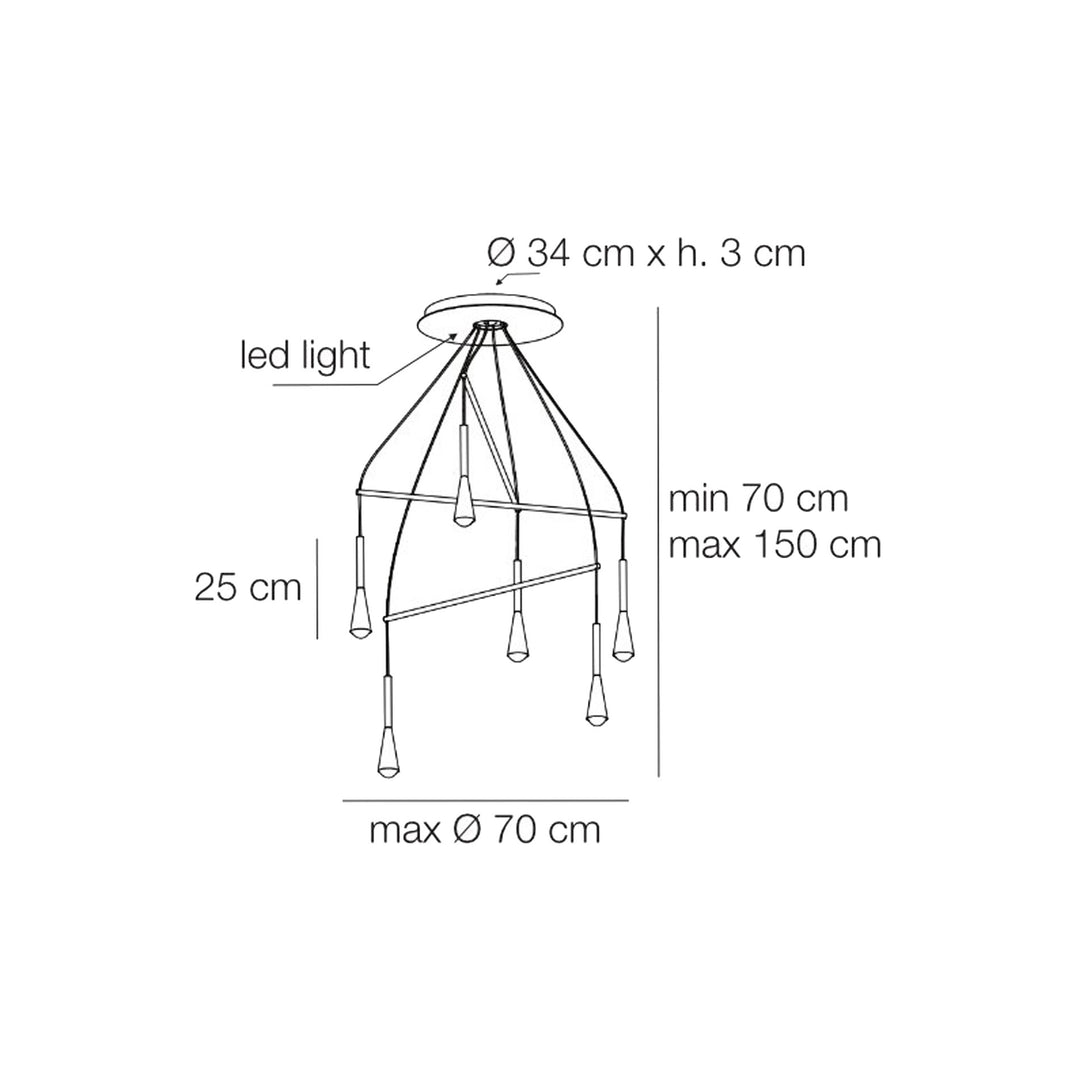 Elesi Iconic 04707 Pendant Lamp – Agati.it