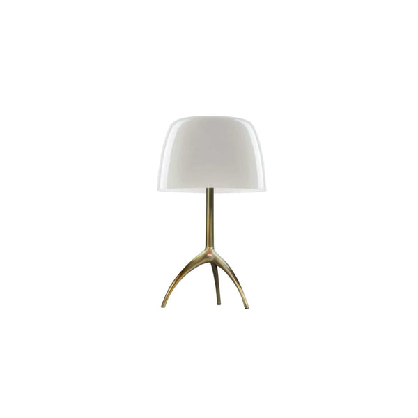 Foscarini Lumiere Small Champagne Base Table with Dimmer