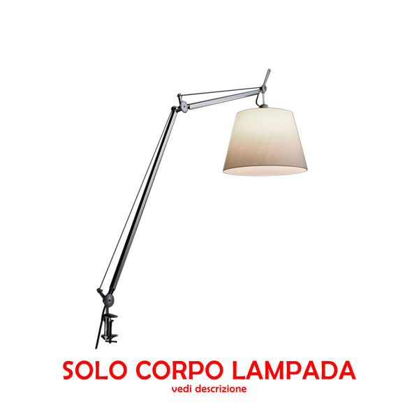 Artemide Tolomeo Mega Table with Dimmer on Aluminum Head - Lamp Body