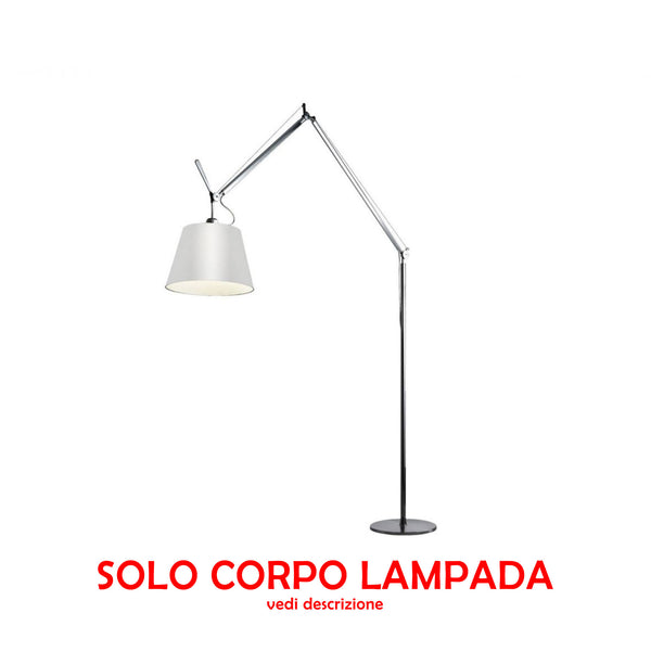Artemide Tolomeo Mega Floor Lamp LED Dimmer on Aluminum Head - Lamp Body
