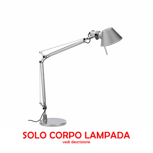 Artemide Tolomeo Mini Tavolo Alluminio - Corpo Lampada