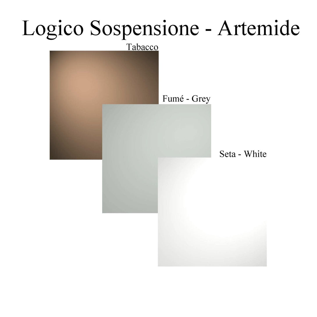 Lampade a sospensione Artemide Logico 3x120° Sospensione Grigio 0454010A