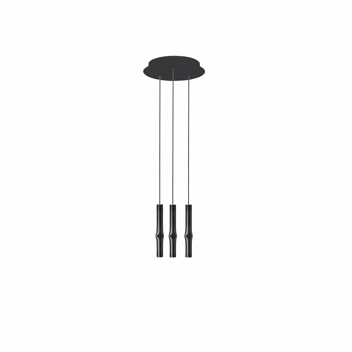 Lampade a sospensione Estiluz Flow Sospensione R40S.3S Nero/Nero R40.3S_26S.26