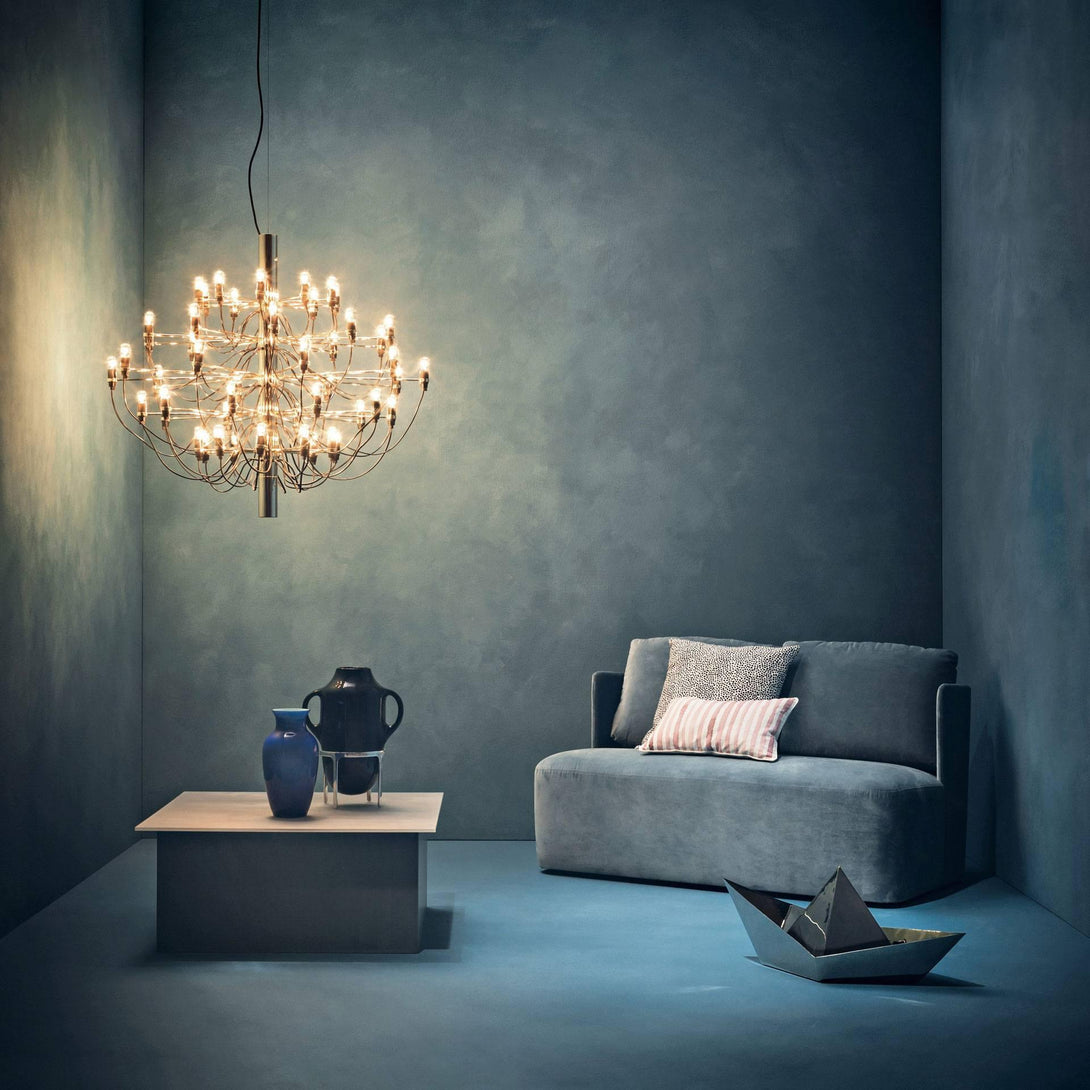 Flos 2097/30 Sospensione Ottone Frosted Bulbs