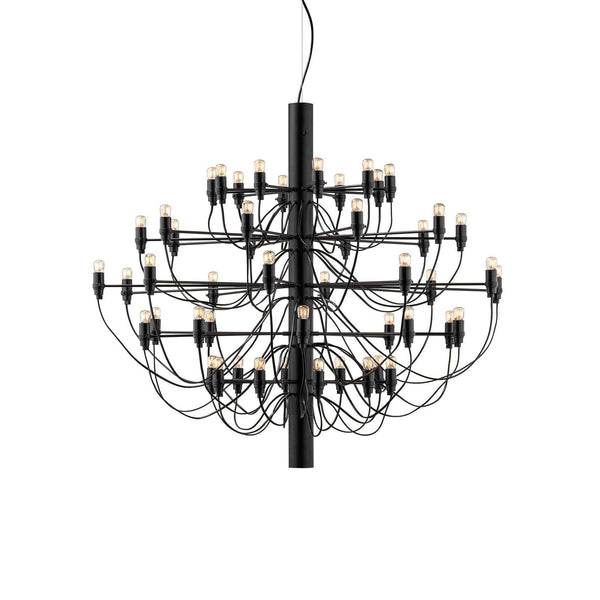 Flos 2097/50 Sospensione Nero Opaco Frosted Bulbs