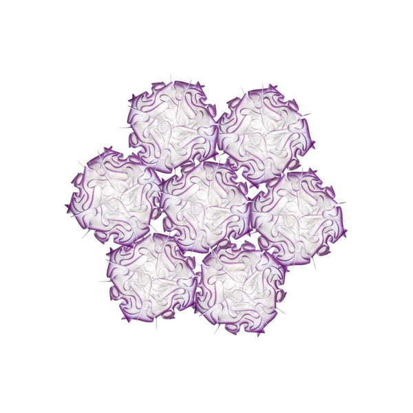 Lampade a sospensione Slamp Veli 7 Sospensione Plum VEL78SOS0006H_000