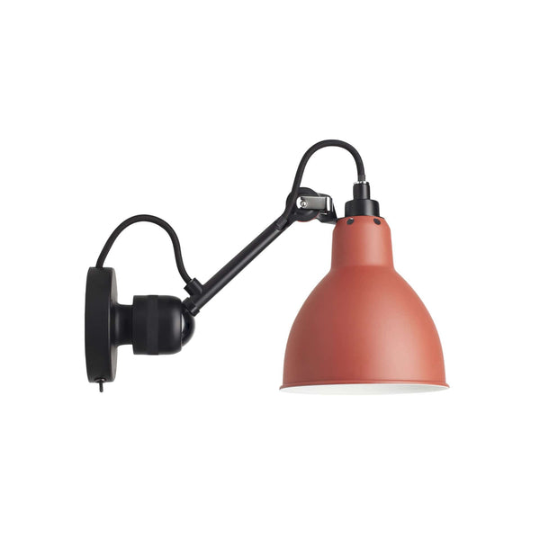 Lampade da parete DCW Lampe Gras N.304 SW Parete Nero Rotondo Rosso 3700677600981