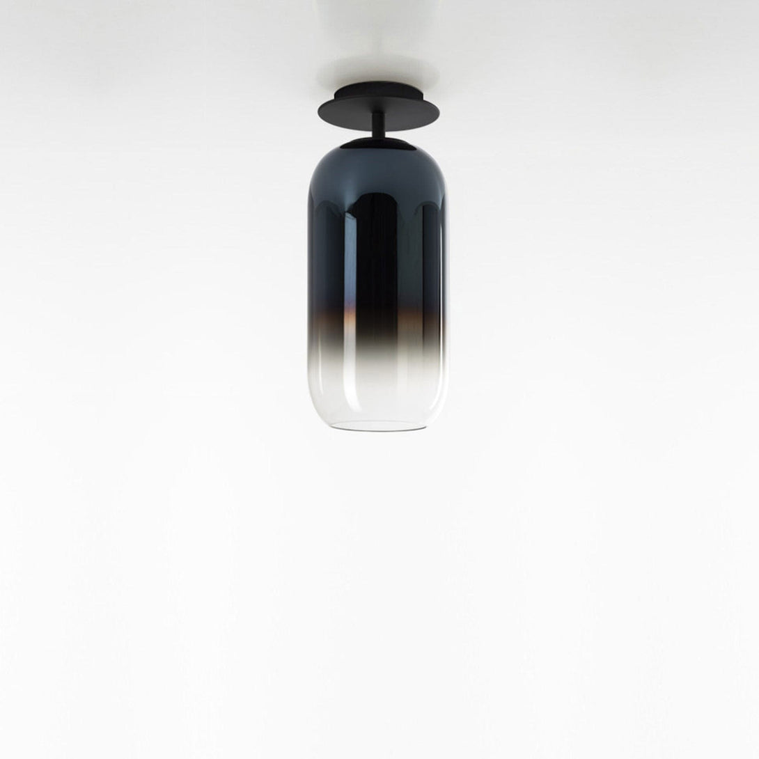 Lampade da soffitto Artemide Gople Mini Soffitto Nero/Blu 1414350A