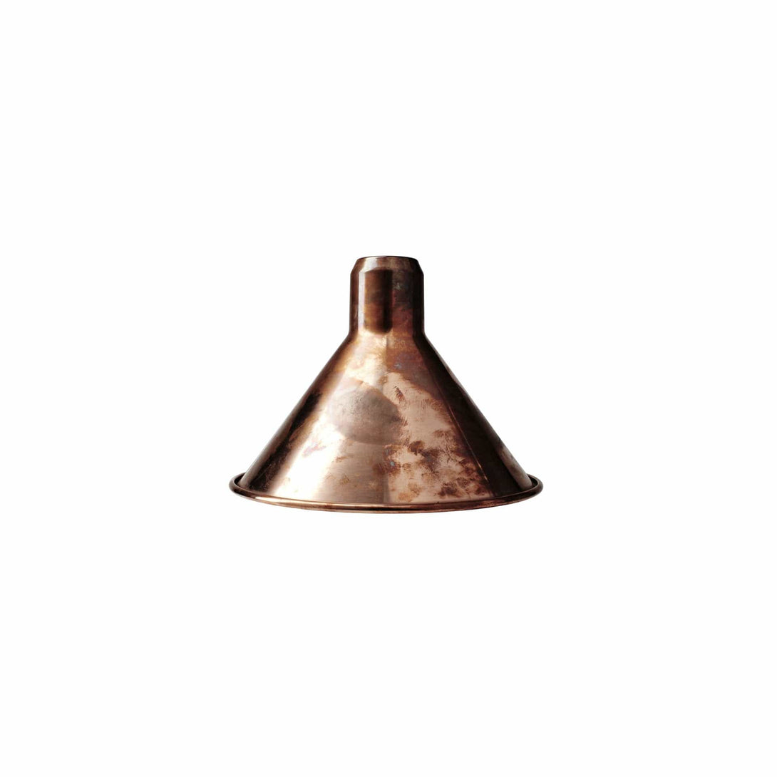 Lampade da soffitto DCW Lampe Gras N.302 L Soffitto Nero Conico Rame grezzo 3700677629500
