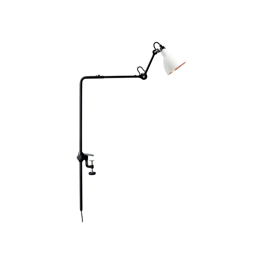Lampade da tavolo DCW Lampe Gras N.226 Tavolo Rotondo Bianco/Rame 3700677603555
